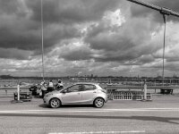 Feuerwerkinstallation auf der Rheinbrücke  Pentax K-3 Mark III Monochrome, HD PENTAX - DA* 2.8/ 11-18 ED DC AW - 20.08.2026 -