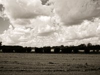 Großes Wolkengebilde überm Feld  Pentax K-1, smc PENTAX-FA 31mm F1.8 AL Limited  - 10.08.2018 - : Bäume, Felder, Landschaft, Wolken