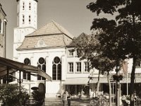Kirchturm  Pentax K-1, smc PENTAX-FA 43mm F1.9 Limited   - 03.August 2018 - : Cafe, Fahrrad, Kirche, Markt, Straße, Xanten