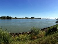 Mit den Rädern am Rhein 30.August 2016 : Anleger, Fahrrad, Fluss, Landschaft, Panorama, Rhein, Schiff