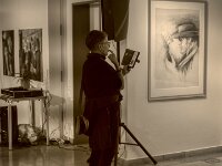 Betrachtung des Selbstportraits  PENTAX K-3 Mark III Monochrome SMC PENTAX-FA 1.8/31 Limited  - 14.11.2025 -