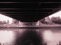 Kanalbrücke mit Verschönerung  CHINON Auto 3001 Multi Auto Focus, ADOX CHS 100II  - 17.06.2026 -