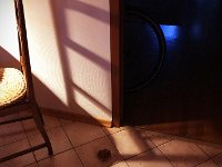 Küchenszene ohne Katze : Nacht, Polaroid