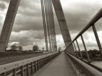 Weseler Rheinbrücke  Yashica FR I, Zeiss Planar 1.4/50, ADOX CHS 100II  - 28.10.2023 -