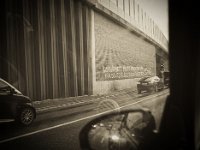 Abfahrtsspruch Duisburg City  Pentax k-1,  SMC Pentax FA 1.8/31 AL Limited  - 24.10.2018 - : Auto, Autobahn, Duisburg, Graffiti