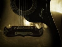Framus - 12string  Pentax K-01, retro-analog Bearbeitung - 08.09.2016 - : Framus, Gitarre, Stillleben