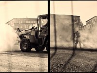 men at work - Duisburg  Pentax 6x7; 2.4/105; Ilford XP2 - 1994 -